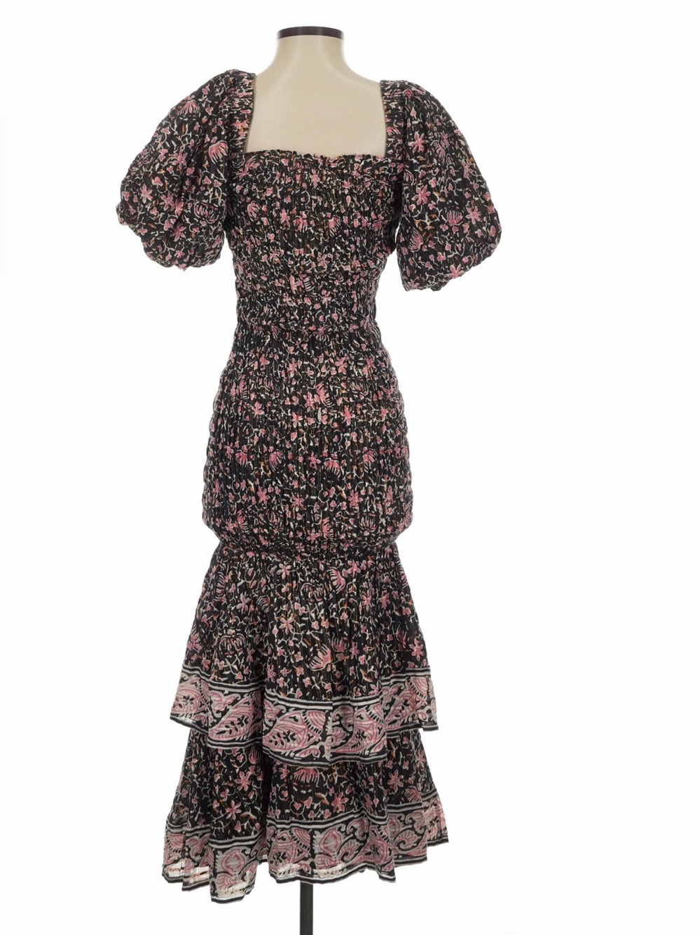 Cleobella Adelyn ankle dress in fan print - Picture 5 of 8